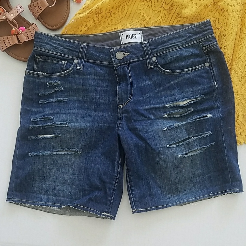 🔴SOLD🔴Paige Denim Grant Bermuda Shorts - Picture 3 of 8