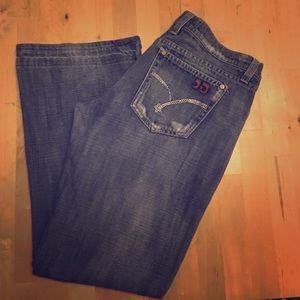 Altered✂️ Joe's Wide Leg Bling Jeans