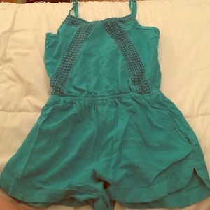 American Eagle Blue Romper