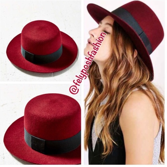 Urban Outfitters Sadie High Crown Felt Hat