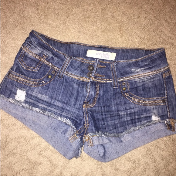 Cute low rise jean shorts