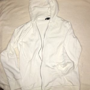 Classic white hoodie