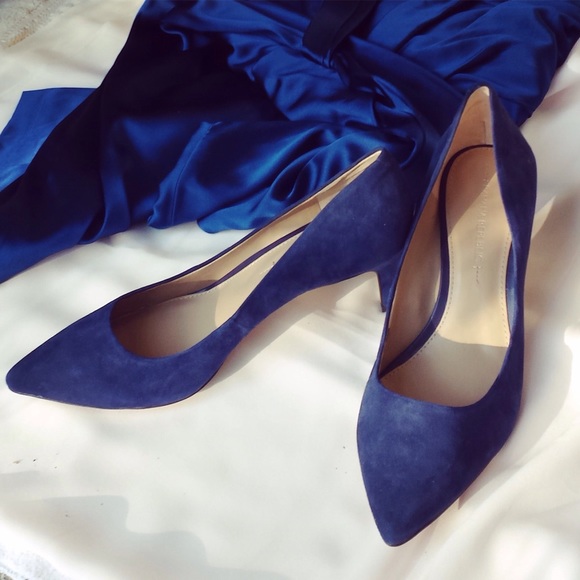 CLEARANCE Banana Republic Blue Suede heels
