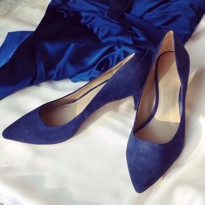 CLEARANCE Banana Republic Blue Suede heels