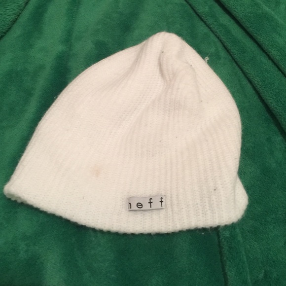 white beanie