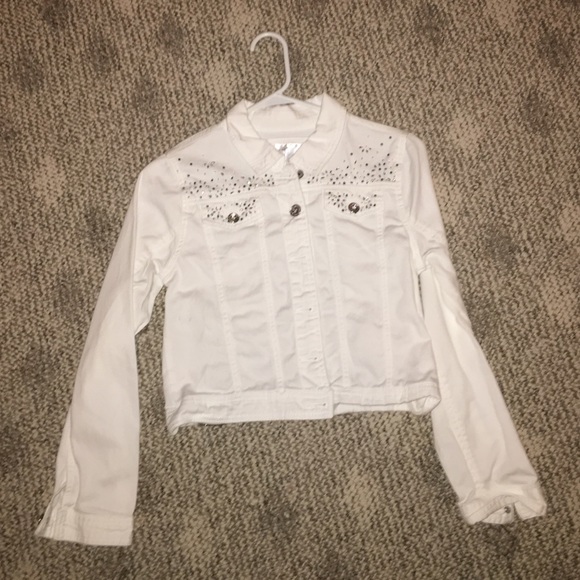 sparkly cropped jacket