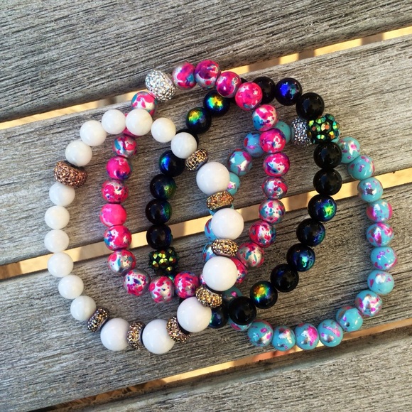 Handmade beaded bracelets! Comment for info