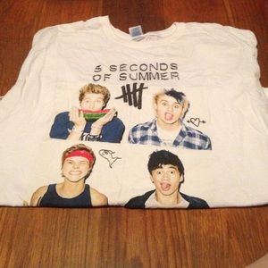 5sos 5 seconds of summer graphic tee