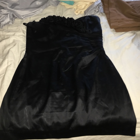 Little black dress heart shaped top