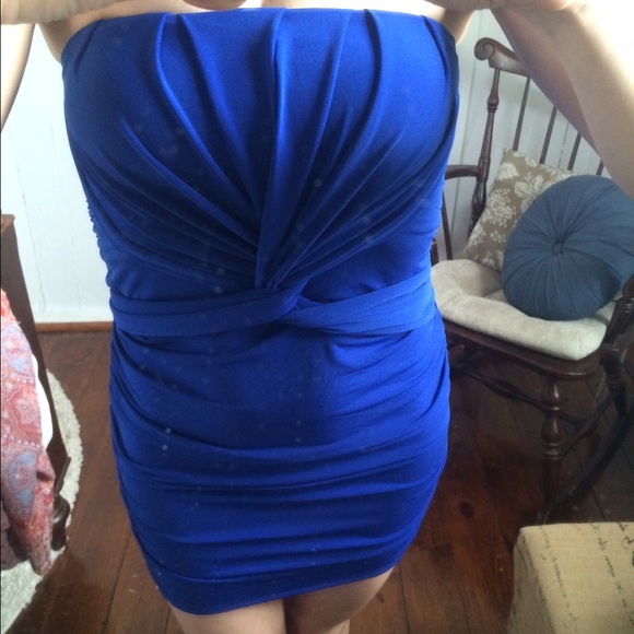 Royal Blue bodycon five way dress 💙 - Picture 2 of 4