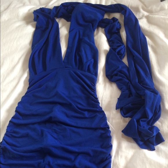Royal Blue bodycon five way dress 💙 - Picture 4 of 4