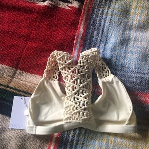 NWT Mikoh Tuamoto bikini top - Bone
