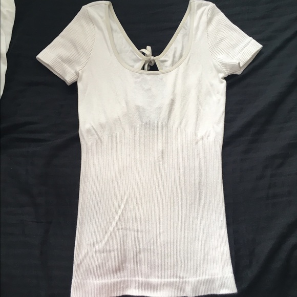 Bebe white tee
