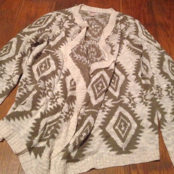 Aztec print cardigan - Picture 1 of 2