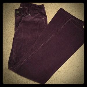 J. Crew size 4 regular corduroy pants