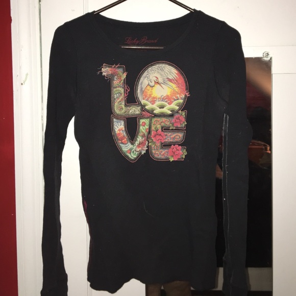 Black long sleeve thermal