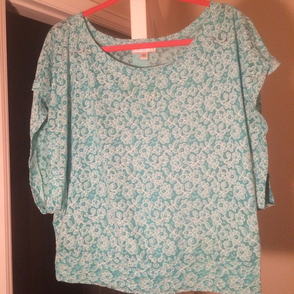 Urban Outfitters lace turquoise
