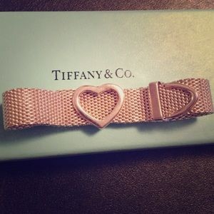 RETIRED Tiffany & Co Heart Buckle Bracelet