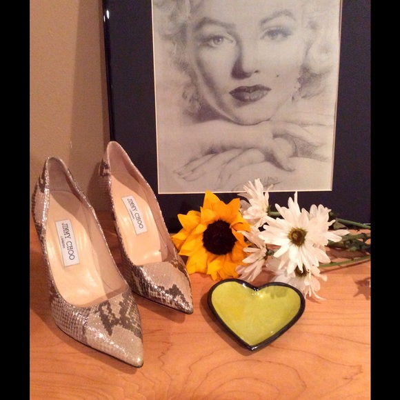 Jimmy Choo Snakeskin heels BNWT