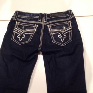 Rock Revival Jeans dark wash, like new