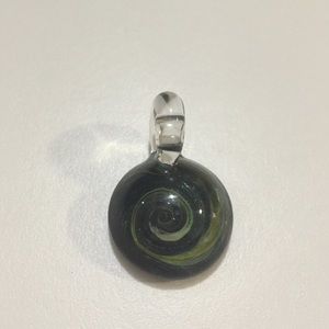 Handblown glass pendant