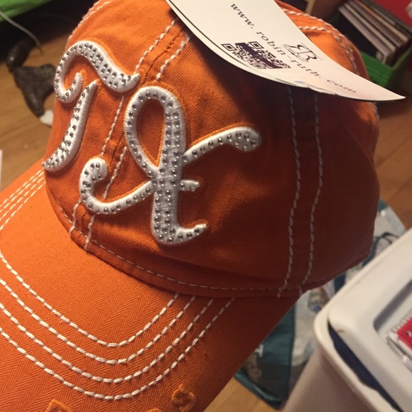 rhinestone studded Texas baseball cap