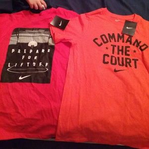 2 NWT Boys Nike Shirts