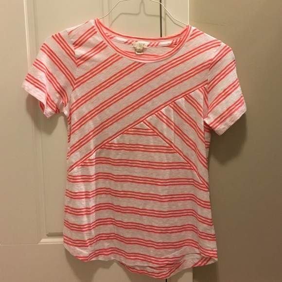 j.crew criss cross stripe top