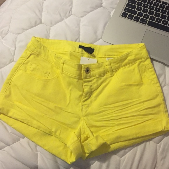 Yellow shorts