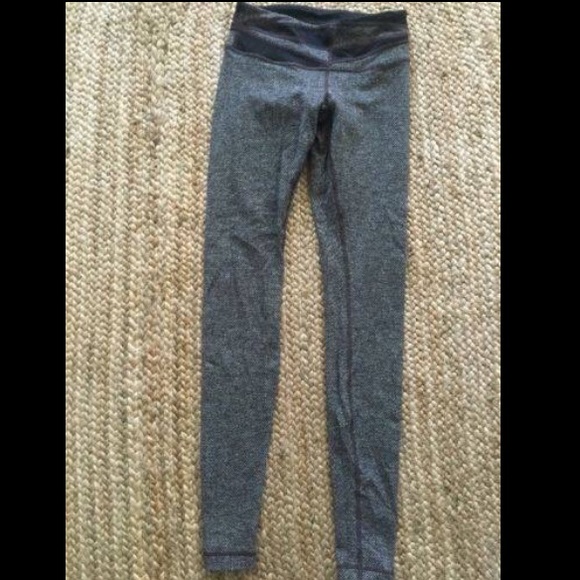 Lululemon Brown Herringbone Wunder Unders NWOT