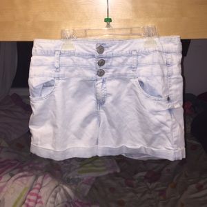 celebrity pink jean shorts