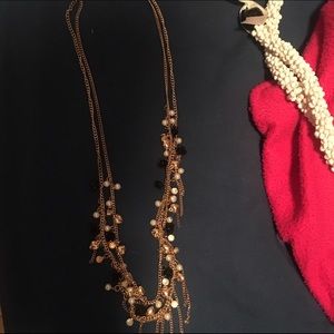 Black and gold necklace