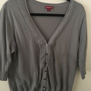 Grey Merona 3/4 sleeved cardigan