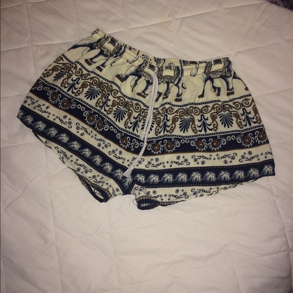 Boho elephant shorts🐘can fit small medium&large
