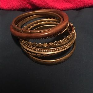 Gold bangles