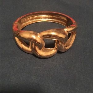 Gold cuff bracelet