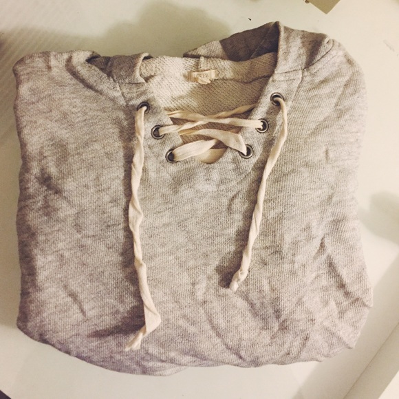 J. Crew Tops - Jcrew Hooded sweatshirt