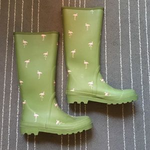 womens flamingo rain boots
