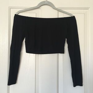 Long Sleeve Crop Tops