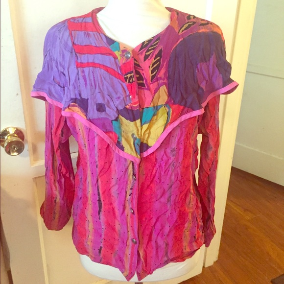 Vintage colorful blouse