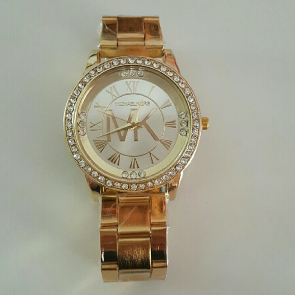 Gold woman watch