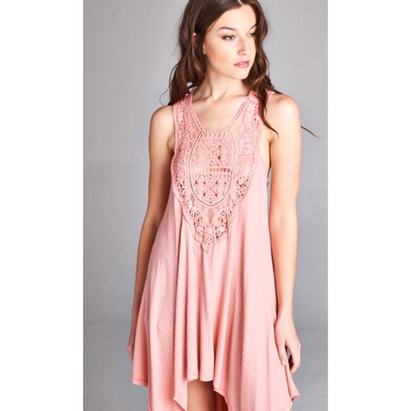 Last One // Crochet High Low Dress - Picture 3 of 5