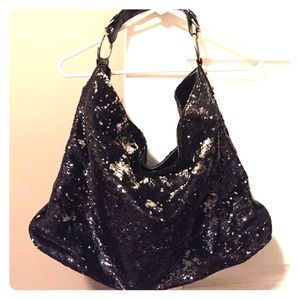 Large Sequin Hobo Bag