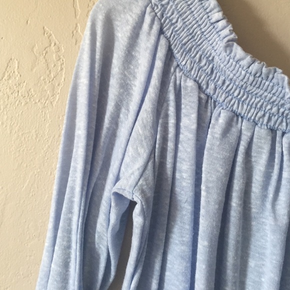 SALE • Baby Blue Off Shoulder Top ( last one ) - Picture 4 of 4