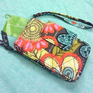 Vera Bradley "Flower Shower"  Print Wristlet