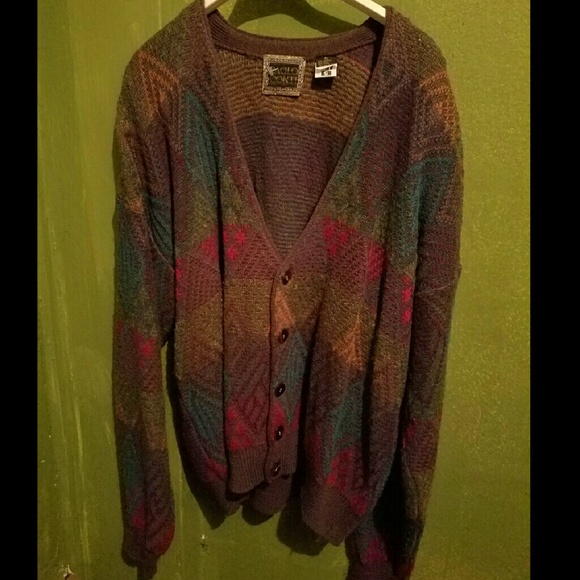 Women's V-neck "Grandpa Style" Cardigan Sweater