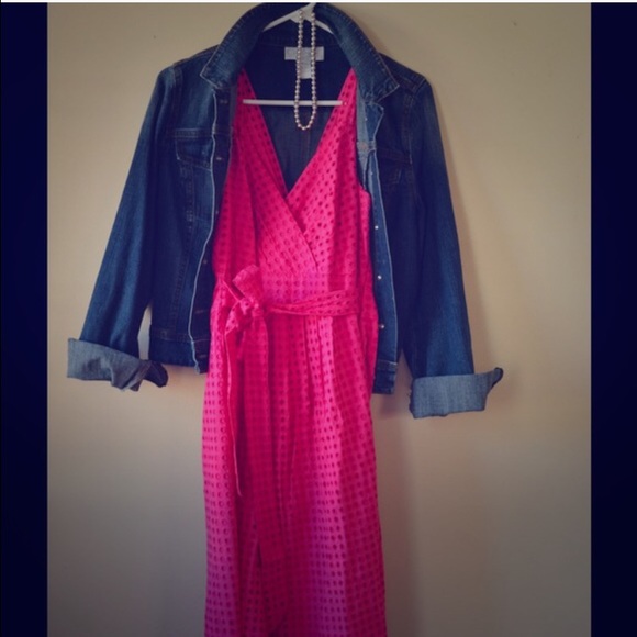 NWT Pink Eyelet Maternity Dress (reposh!)