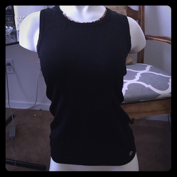Black dress top
