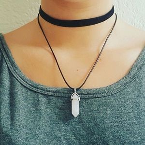 rose quartz choker spiritual Chakra healing