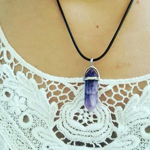 Amethyst choker
